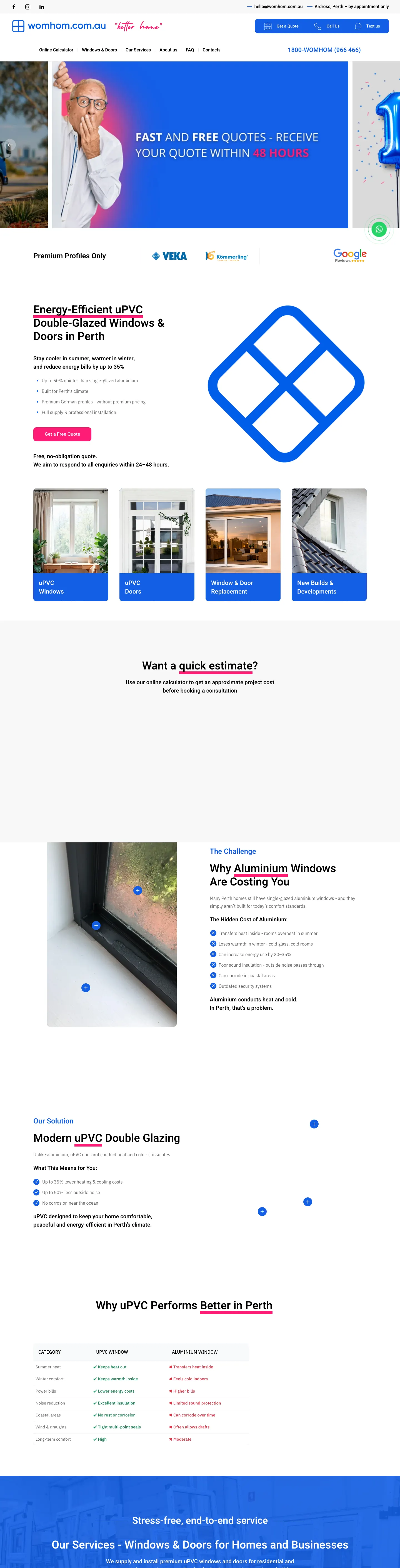 Womhom website